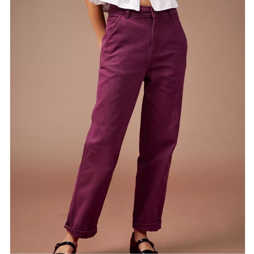 Dickies Canvas Low-Rise Carpenter Pant Dark Purple Size 6
